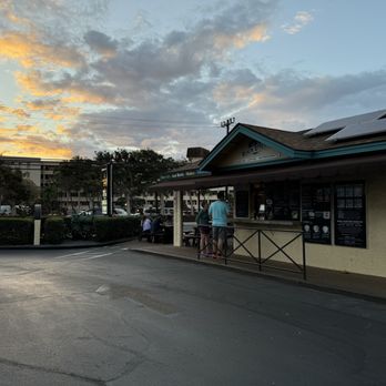 Beach Street - This is the front side, walk up to order and pick up at the next window. Far shot but I had to catch sunsetting. - Coffee & Tea Near Me - Kihei, Hawaii