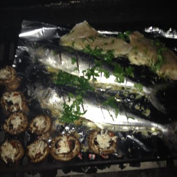 Kite Club Hatteras - Grilling the freshest fish for dinner - Kiteboarding Near Me - Avon, North Carolina