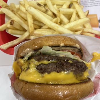 In-N-Out Burger - double double (no onions, extra spread) - Burgers Near Me - San Clemente, California