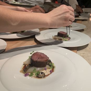 The Kitchen Restaurant - Plating the beef tenderloin - New American Near Me - Sacramento, California The Kitchen Restaurant - Plating the beef tenderloin - New American Near Me - Sacramento, California