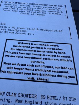 Menu photo 5 Homegrown Public House Florence, OR Menu photo 5 Homegrown Public House Florence, OR