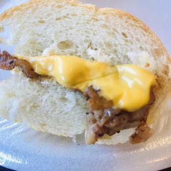ButcherBobs BBQ - Small sample of the amazing ribeye sandwich the chef brought out to us to try while we waited! - Barbeque Near Me - Mountain Top, Pennsylvania