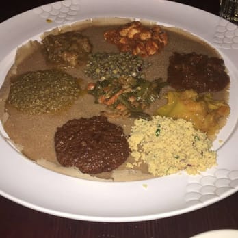 Mesobrestaurant.Com - meat sampler w 4 veggie sides - Ethiopian Near Me - Montclair, New Jersey Mesobrestaurant.Com - meat sampler w 4 veggie sides - Ethiopian Near Me - Montclair, New Jersey