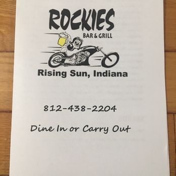 Rockies Bar and Grill - Menu pg 1 - Bars Near Me - Rising Sun, Indiana Rockies Bar and Grill - Menu pg 1 - Bars Near Me - Rising Sun, Indiana