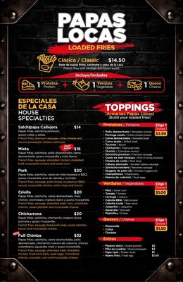 Menu photo 7 Q Chimba Comixxpress Chicago, IL