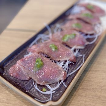 Senro - "A5" Wagyu Sashimi (6 pc-$30) - Japanese Near Me - Sunnyvale, California Senro - "A5" Wagyu Sashimi (6 pc-$30) - Japanese Near Me - Sunnyvale, California