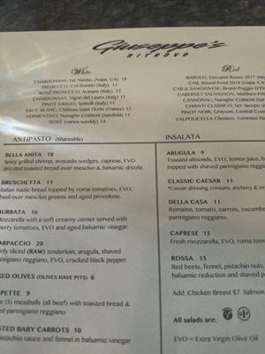 Menu photo 4 Giuseppe's Ritrovo Columbus, OH
