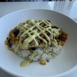 Halibut bowl