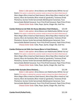 Menu photo 3 El Rincon Cibaeno Garfield, NJ