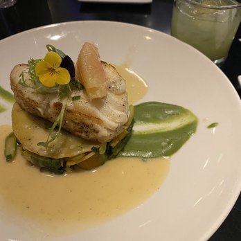 Coyote Cafe - Fish entree. - New American Near Me - Santa Fe, New Mexico