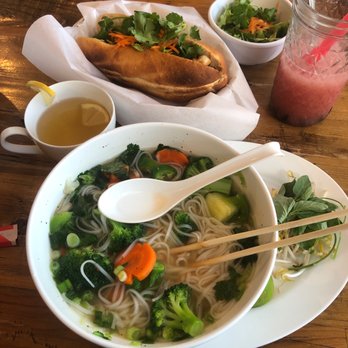 Pho Sure - strawberry Boba, Hot Tea , veggie pho, Grilled Chicken Sandwich - Vietnamese Near Me - San Antonio, Texas Pho Sure - strawberry Boba, Hot Tea , veggie pho, Grilled Chicken Sandwich - Vietnamese Near Me - San Antonio, Texas