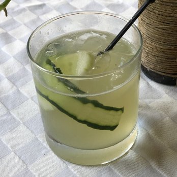 Taberna de los Frailes - Mezcal w/ lime juice & cucumber - Mexican Near Me - Valladolid, YUC Taberna de los Frailes - Mezcal w/ lime juice & cucumber - Mexican Near Me - Valladolid, YUC