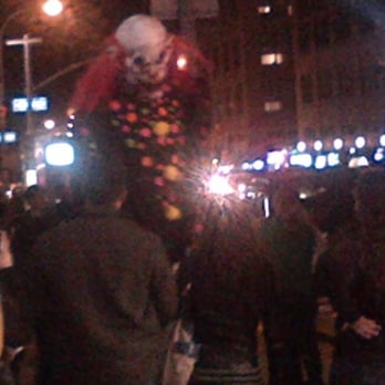 Blood Manor - far shot clown - Haunted Houses Near Me - New York, New York