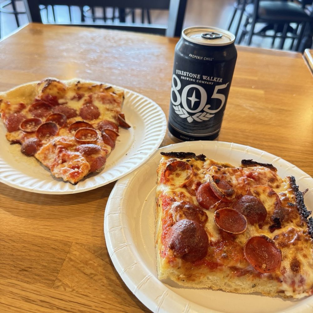 Retro Pie - Classic pepperoni (left), Deep Dish pepperoni (right) - Pizza Near Me - Manteca, California Retro Pie - Classic pepperoni (left), Deep Dish pepperoni (right) - Pizza Near Me - Manteca, California