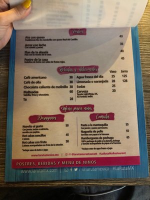 Menu photo 1 La Ruta Tijuana, BCN