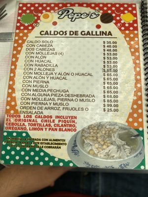 Menu photo 4 Pepe's Ciudad de Mexico, DIF