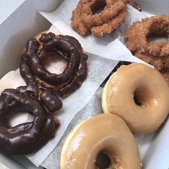 Foster's Donuts - Old fashioned chocolate, maple and crumb. - Donuts Near Me - Grover Beach, California
