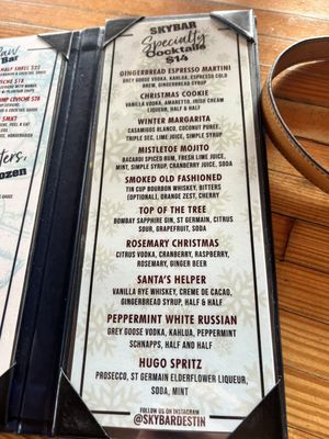 Menu photo 5 SkyBar at Edge Seafood Destin, FL