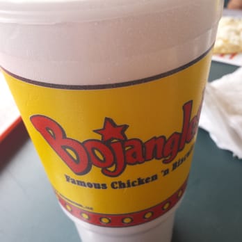 Bojangles - a drink in a plastic cup - Chicken Wings Near Me - Princeton, North Carolina
