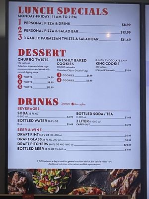 Menu photo 2 Round Table Pizza Fontana, CA Menu photo 2 Round Table Pizza Fontana, CA