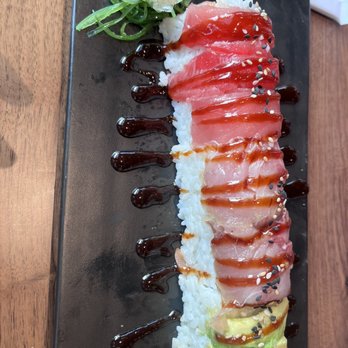 Fuego Hibachi - Mexican Flag roll - Sushi Bars Near Me - Riverside, California Fuego Hibachi - Mexican Flag roll - Sushi Bars Near Me - Riverside, California