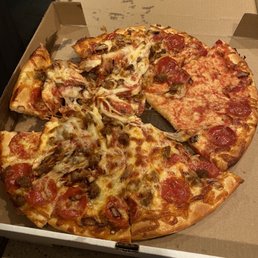 a pizza in a box
