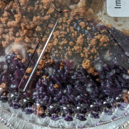 Specks of mold on the biko. Specks of mold on the biko.