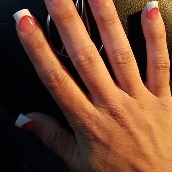 Sassy Nail Spa - Pink and white French manicure - Nail Salons Near Me - Oakland, California Sassy Nail Spa - Pink and white French manicure - Nail Salons Near Me - Oakland, California