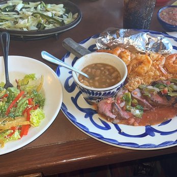 El Torito - CARNE ASADA & SHRIMP DIET PEPSI MEXICAN CAESAR SALAD CHIPS AND SALSA - Mexican Near Me - San Leandro, California