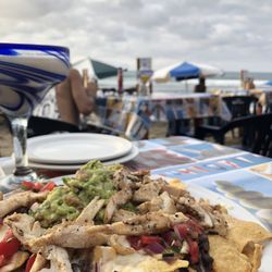 Capitan Pablos - Pollo tacos. The veg tacos were also bomb - so much guacamole.