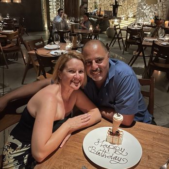 Taboo Cancun - Happy Birthday dessert - Mediterranean Near Me - Cancún, ROO