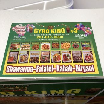 Gyro King - Menu - Falafel Near Me - Teaneck, New Jersey