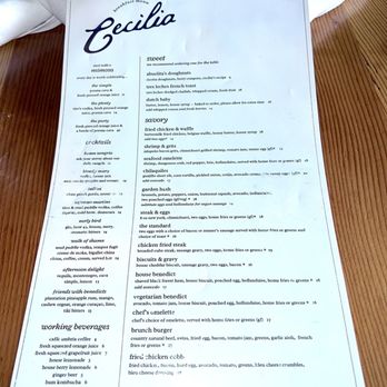 Cecilia - Cecelia Menu - Breakfast & Brunch Near Me - Vancouver, Washington Cecilia - Cecelia Menu - Breakfast & Brunch Near Me - Vancouver, Washington