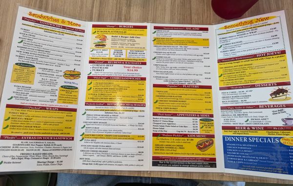 Menu photo 5 Pickles Plus Clearwater, FL