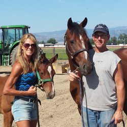 Mountain View Ranch & Stables - Owners Luke and Lisa Voss.