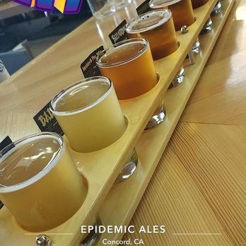 Epidemic Ales - Sampler... - Breweries Near Me - Concord, California Epidemic Ales - Sampler... - Breweries Near Me - Concord, California