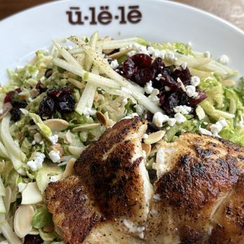 Ulele - Brussels Sprouts salad with Blackened Grouper - New American Near Me - Tampa, Florida