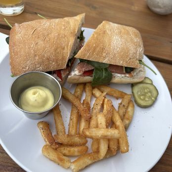 Second Bar & Kitchen At East Austin Hotel - East side panini and upgraded to truffle fries - Breakfast & Brunch Near Me - Austin, Texas Second Bar & Kitchen At East Austin Hotel - East side panini and upgraded to truffle fries - Breakfast & Brunch Near Me - Austin, Texas