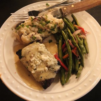 The Haus Bistro - Steak & Gorgonzola Sauce - Bars Near Me - Calimesa, California