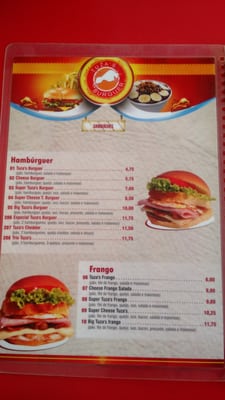 Menu photo 1 Tuza's Burguer Brasília, DF