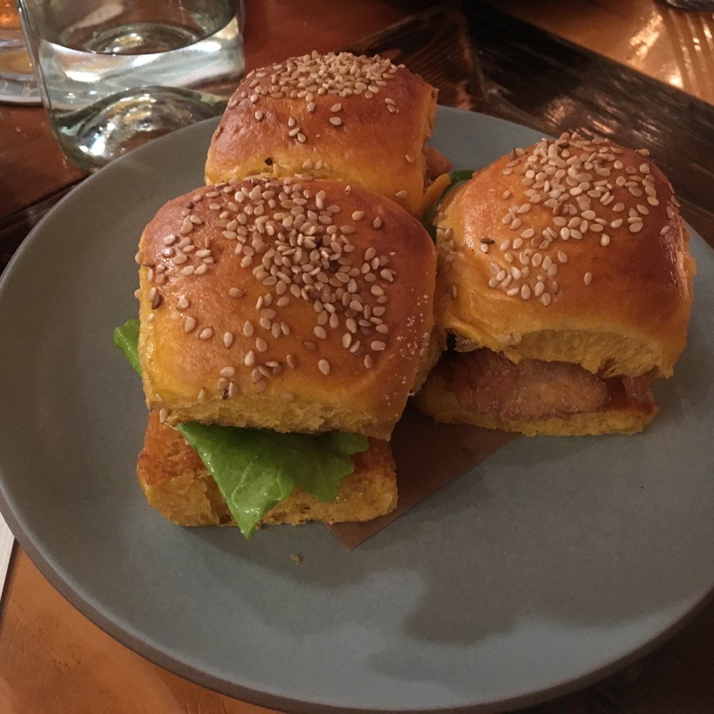 The Dabney - Fried catfish sliders - New American Near Me - Washington, DC, District of Columbia The Dabney - Fried catfish sliders - New American Near Me - Washington, DC, District of Columbia