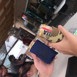 Airport Food Stand - Medalla's at the airport bar