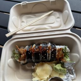 Spider Roll with softshell crab sushi Spider Roll with softshell crab sushi