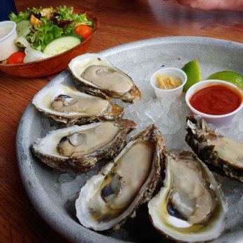 Half Shell Raw Bar - Raw oysters which aren't local, but from someplace in FL. Really nice flavor. - Seafood Near Me - Key West, Florida Half Shell Raw Bar - Raw oysters which aren't local, but from someplace in FL. Really nice flavor. - Seafood Near Me - Key West, Florida