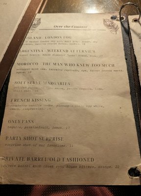 Menu photo 4 Apothecary Dallas, TX