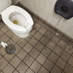 KFC - Nasty bathroom. I use plenty of fast food bathrooms and this is the worst I've seen in a while