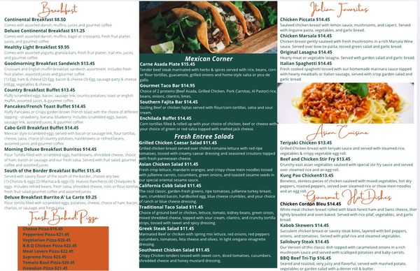 Menu photo 4 Blue Sky Cafe Diamond Bar, CA