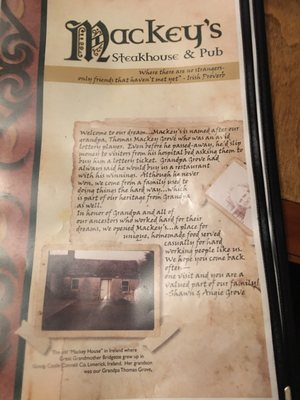 Menu photo 7 Mackey's Steakhouse & Pub Ontario, OR Menu photo 7 Mackey's Steakhouse & Pub Ontario, OR