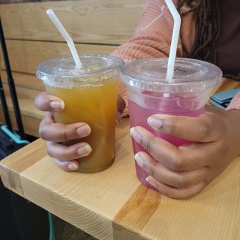 Fieldtrip Harlem - Thyme tea + dragonfruit lemonade - New American Near Me - New York, New York Fieldtrip Harlem - Thyme tea + dragonfruit lemonade - New American Near Me - New York, New York