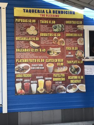 Menu photo 6 Taqueria La Bendicion McKinney, TX